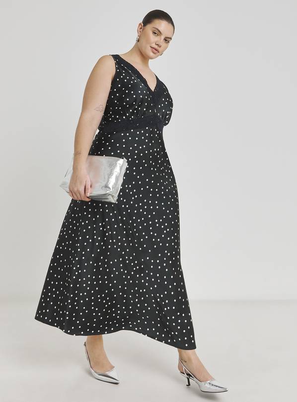 SIMPLY BE Lace Trim Slip Dress 20